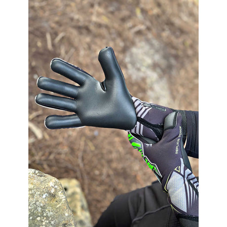 RG Goalkeeper Gloves Toride Replica gants de gardien de but paume live- Noir / Vert