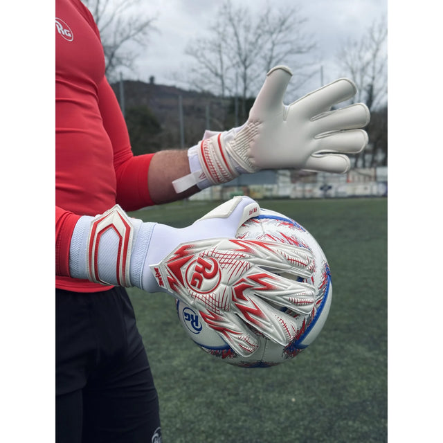 RG Goalkeeper Gloves Samurai 26-27 - Blanc / Rouge
