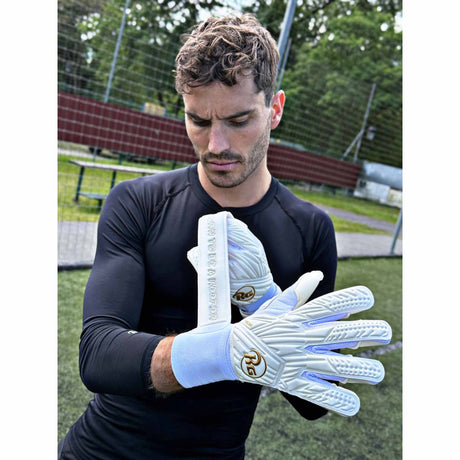 RG Goalkeeper Gloves Valah - White / Gold