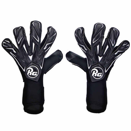RG Goalkeeper Gloves Snaga Black gants de gardien de but de soccer - Noir