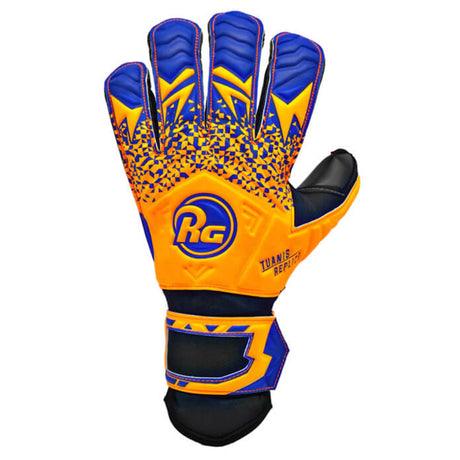 RG Goalkeeper gloves Tuanis Replica gants de gardien de but de soccer - Orange / Bleu