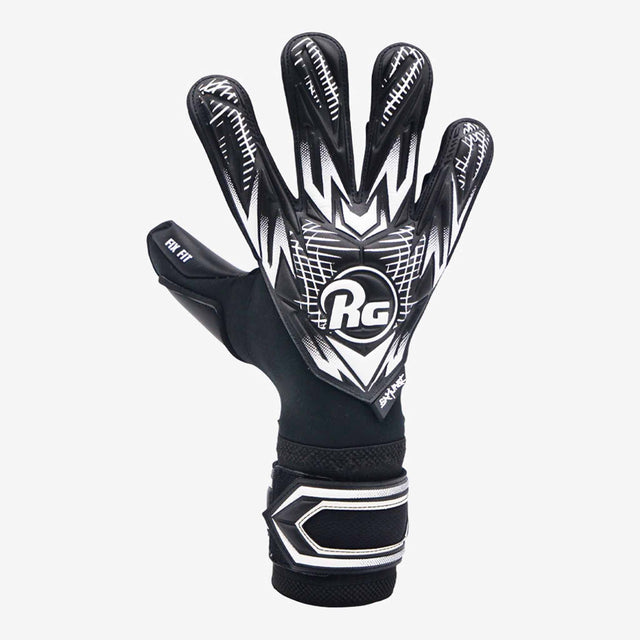 RG Goalkeeper gloves RG Goalkeeper Gloves Samurai Blackout CHR gants de gardien de but de soccer