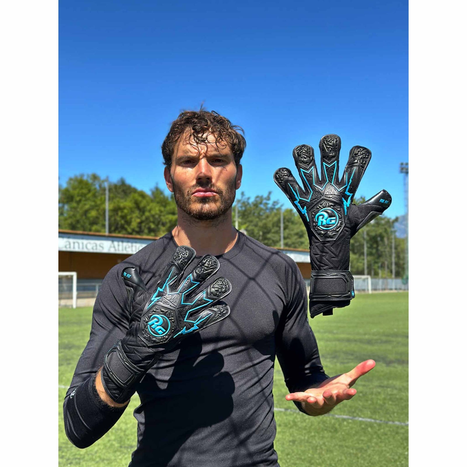 RG Goalkeeper gloves RG Goalkeeper Gloves Snaga Black gants de gardien de but de soccer
