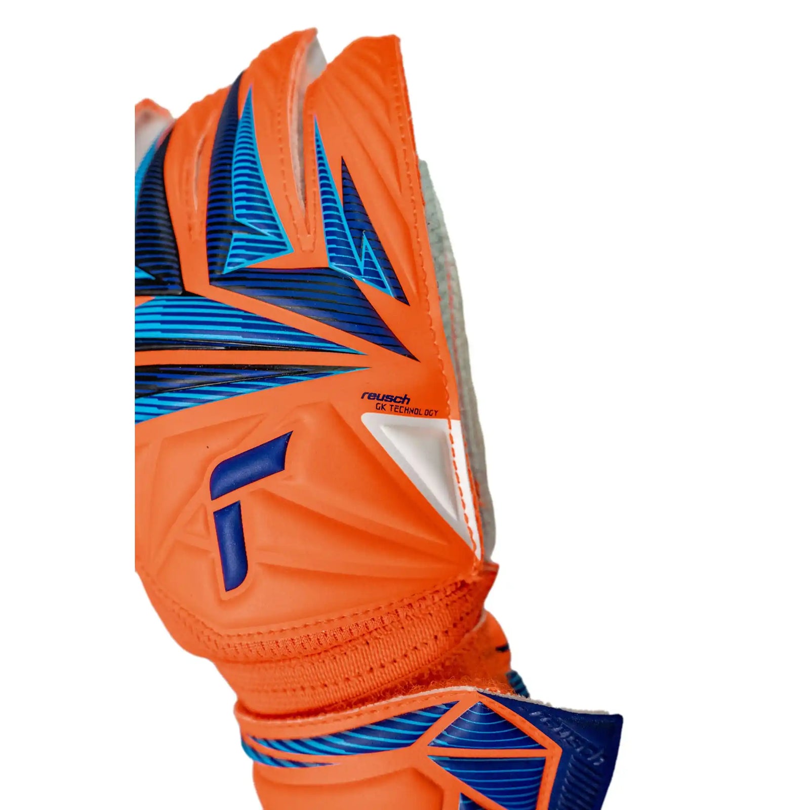 Reusch Attrakt Advance gants de gardien junior - Shocking Orange / Blue