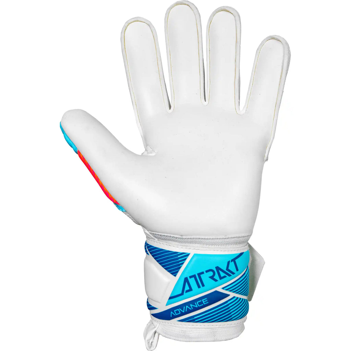 Reusch Attrakt Advance gants de gardien de but de soccer - White / Light Blue
