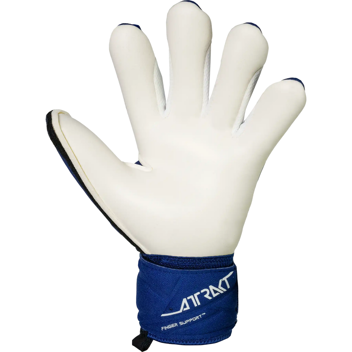 Reusch Attrakt Freegel Gold X Finger Support gants de gardien junior- Premium Blue / White