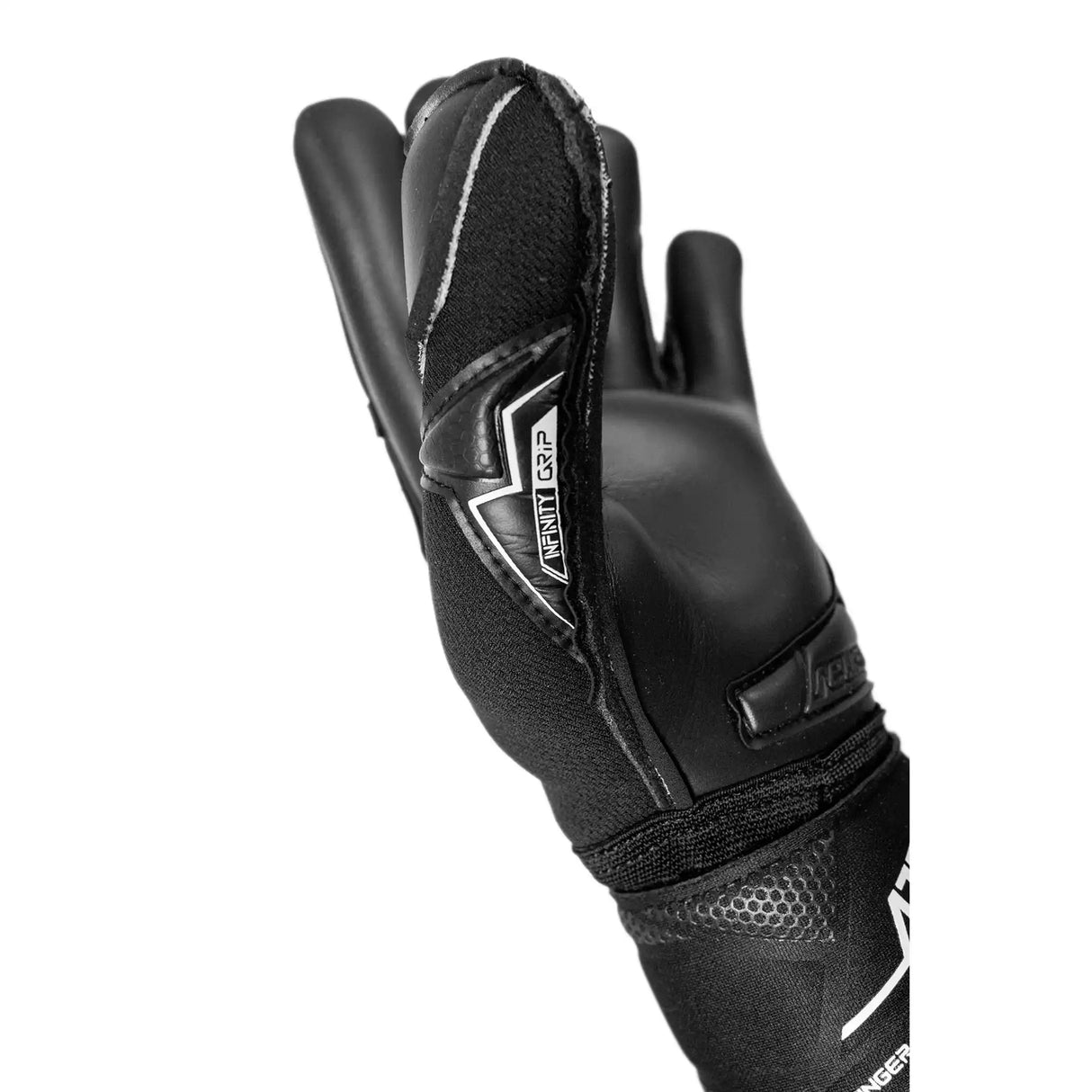 Reusch Attrakt Freegel Infinity Finger Support gants de gardien de but - Noir