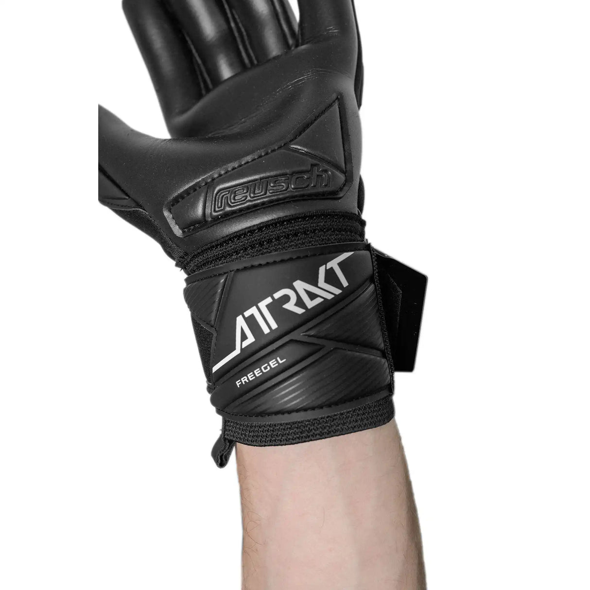 Reusch Attrakt Freegel Infinity gants de gardien de soccer - Noir