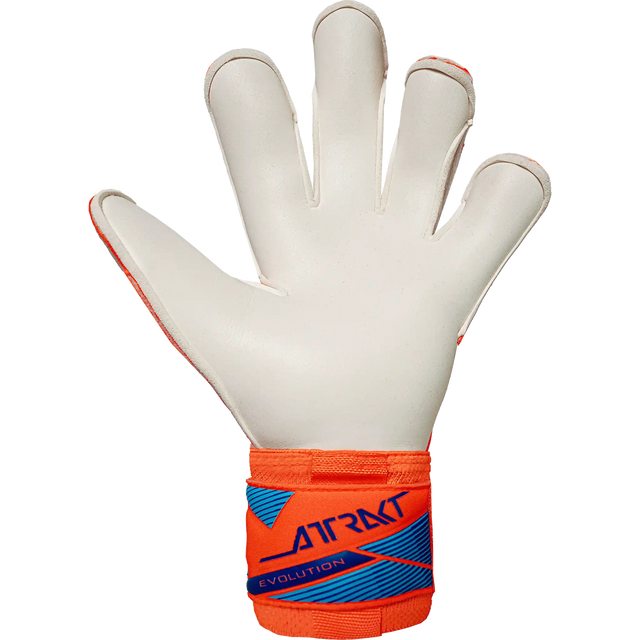 Reusch Attrakt Gold X Evolution gants de gardien de soccer - Orange / Bleu