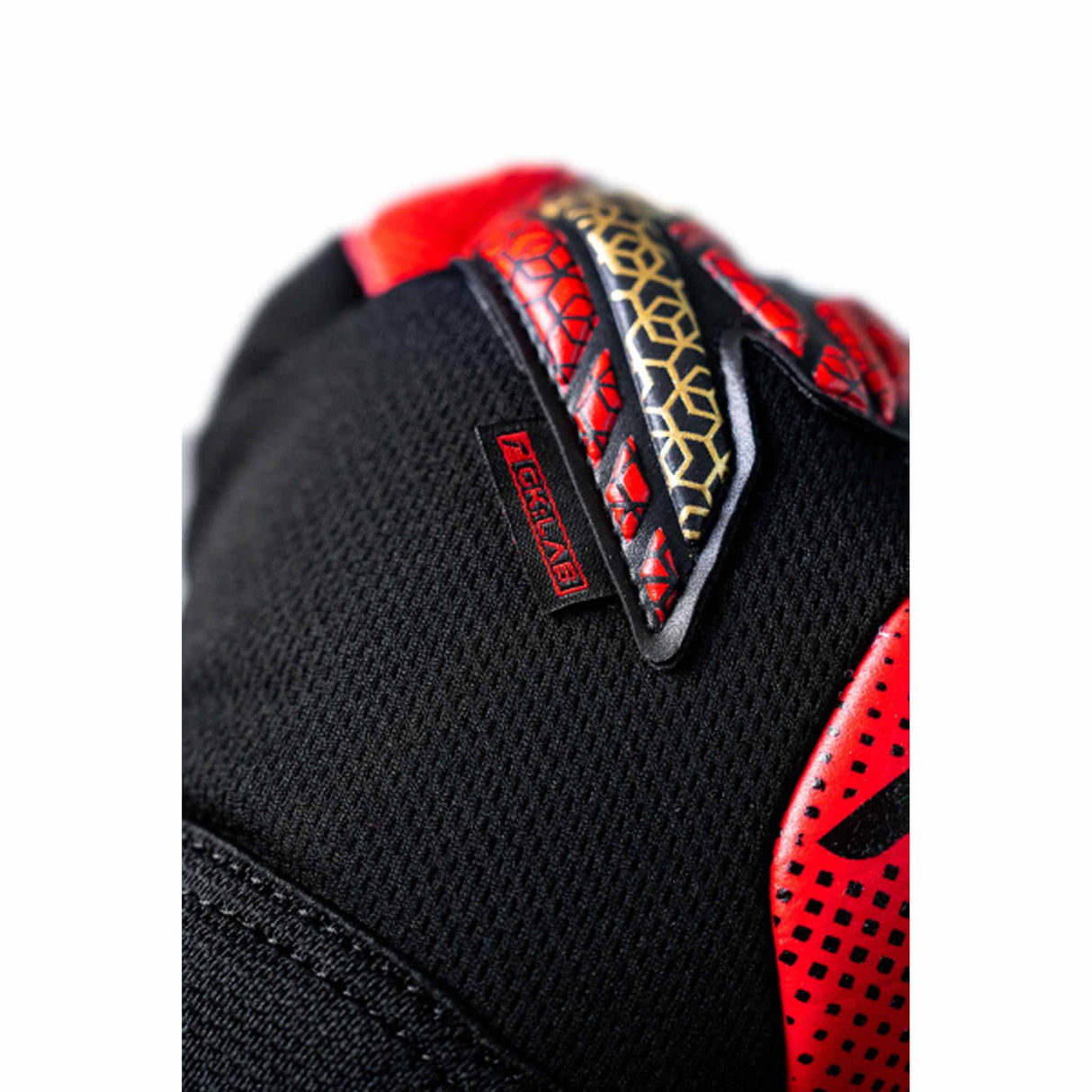 Reusch Attrakt Gold X Glueprint Goalkeeper Gloves - Black / Gold / Fiery Red