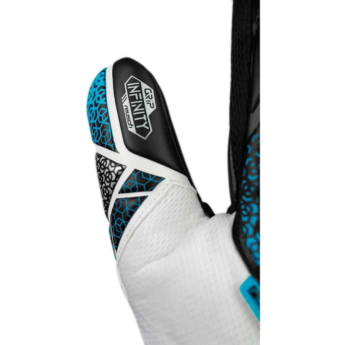 Reusch Attrakt Silver NC Finger Support gants de gardien de soccer - White / Silver / Black