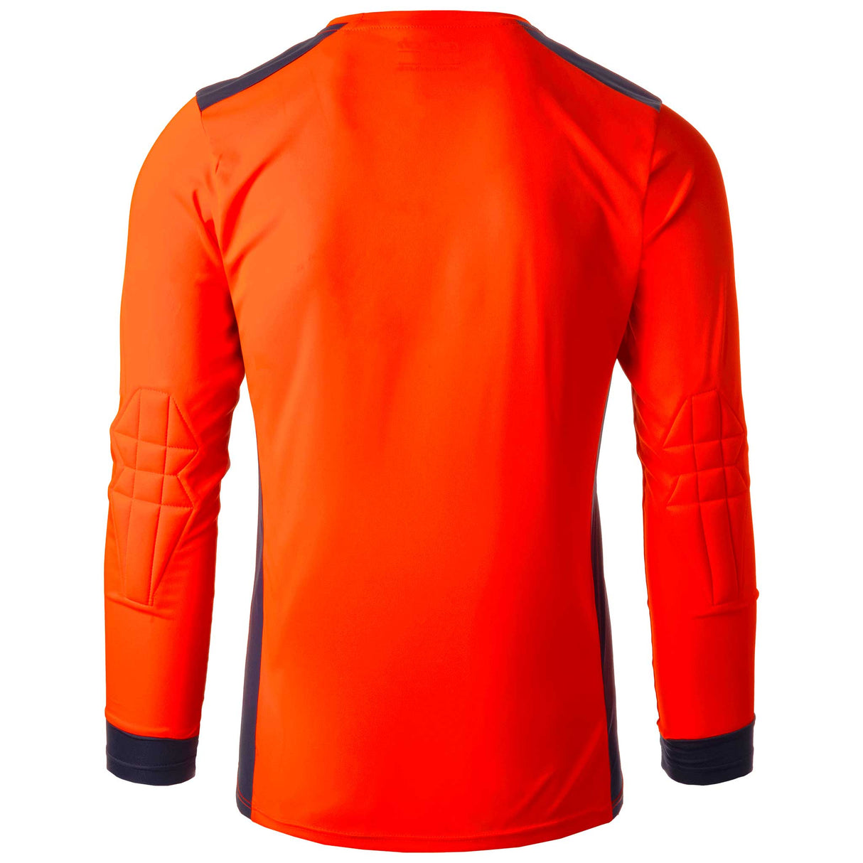 Reusch Match Longsleeve Padded Jersey dos - Shocking Orange / Black