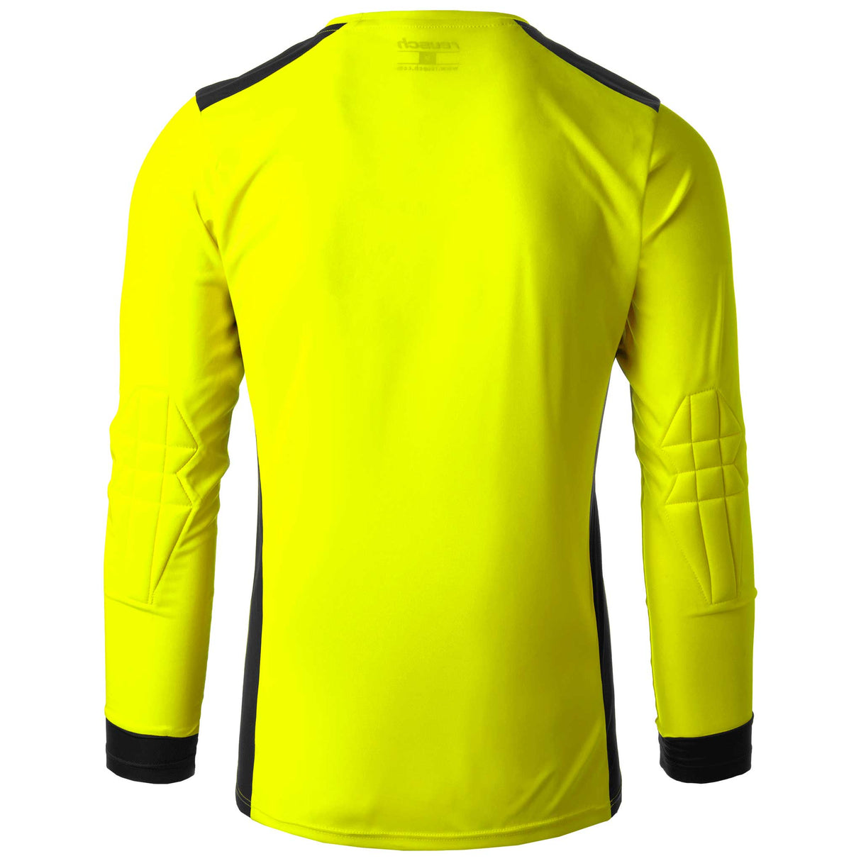 Reusch Match Longsleeve Padded Jersey dos -Safety Yellow / Black