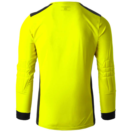 Reusch Match Longsleeve Padded Jersey dos  -Safety Yellow / Black