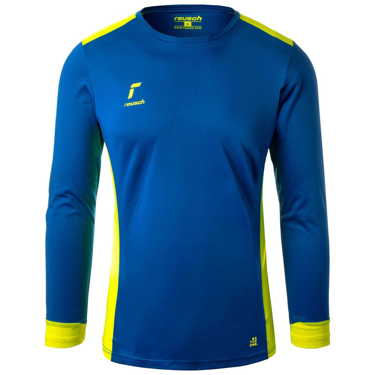 Reusch Match Longsleeve Padded Jersey - Brilliant Blue / Safety Yellow