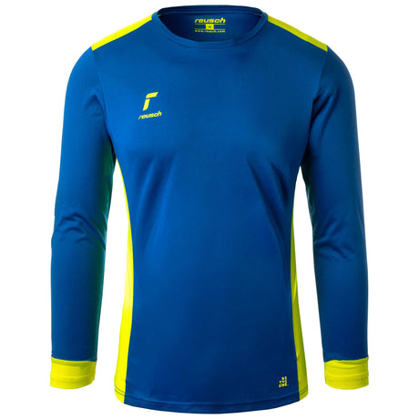 Reusch Match Longsleeve Padded Jersey - Brilliant Blue / Safety Yellow