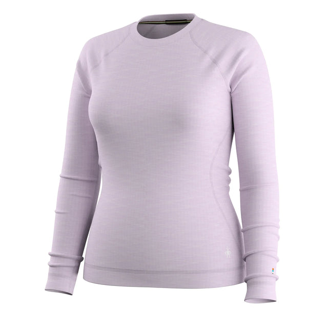 Smartwool Classic Thermal Merino Crew for Women – Lavender Sky Heather (detail view 10)