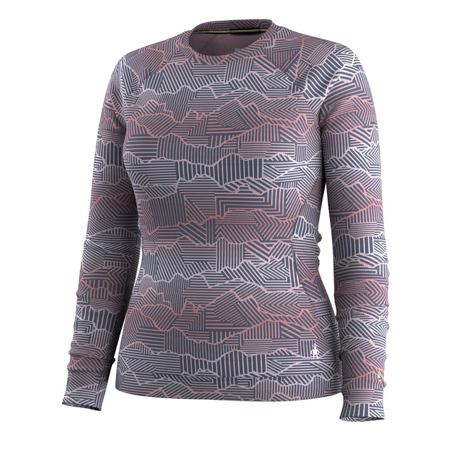 Smartwool Classic Thermal Merino Crew for Women – Nightfall Linear Peaks (detail view 10)