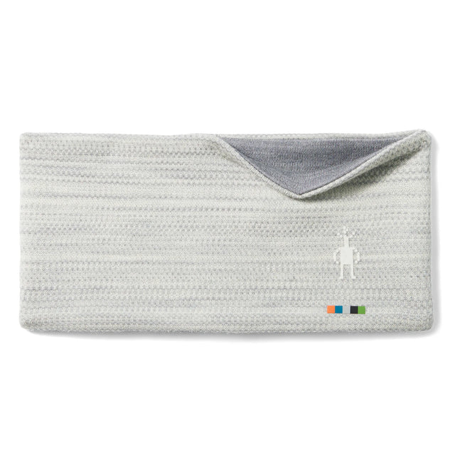 Bandeau Smartwool Thermal Merino réversible unisexe - Light Gray Color Shift