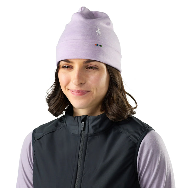 Tuque à revers Smartwool Thermal Merino réversible unisexe - Lavender Sky Heather