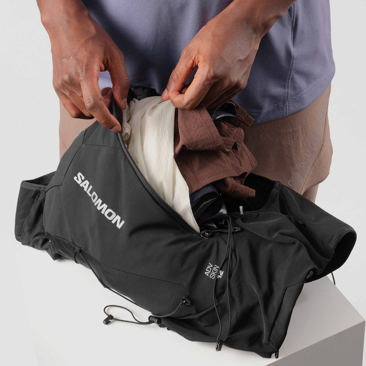 Salomon Veste d'hydratation ADV Skin 12 - Noir