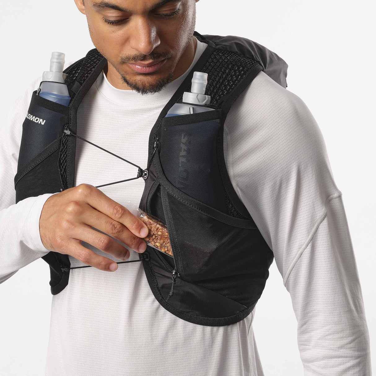 Salomon Active Skin 8 Hydration Vest - Black / Metal
