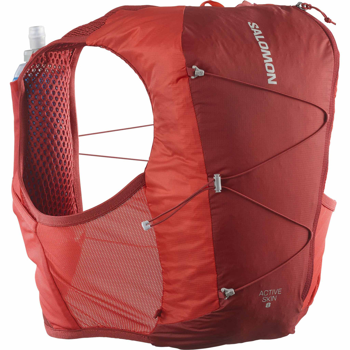 Salomon Active Skin 8 Hydration Vest - Red Dahlia / High Risk Red