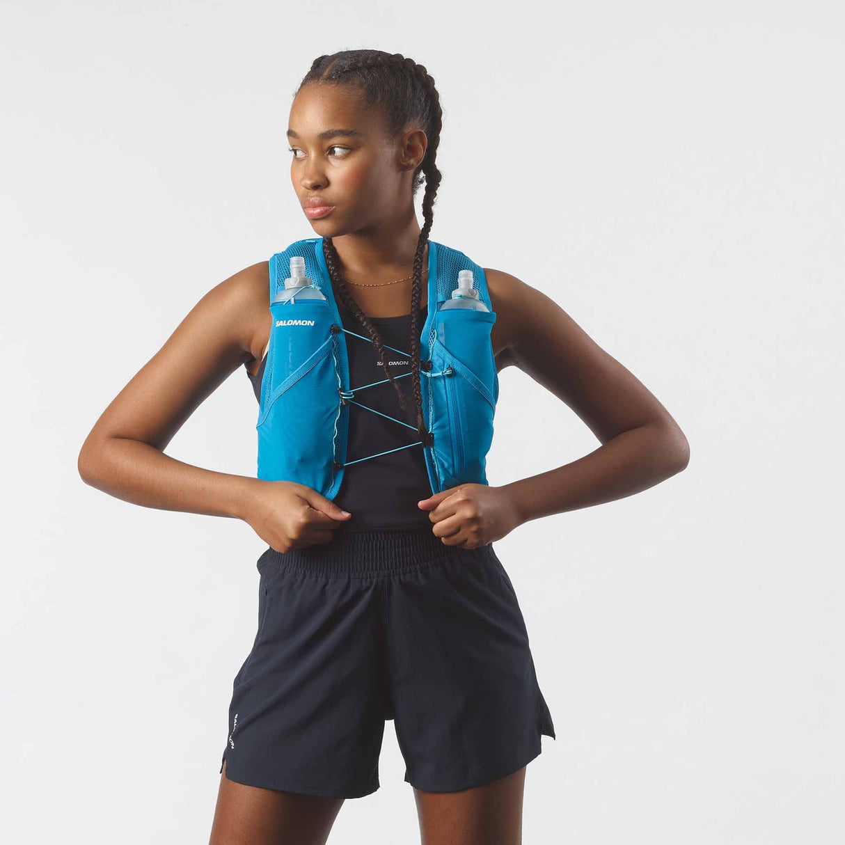 Salomon Active Skin 8 Hydration Vest - Blue Danube / Blue Curacao