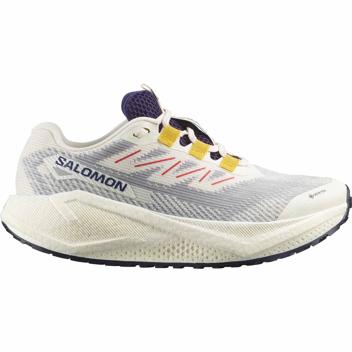 Salomon Aero Blaze 3 GRVL GTX Women's Running Shoes - Vanilla Ice / Astral Aura / Lemon
