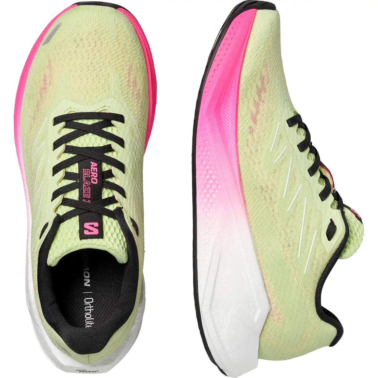 Salomon Aero Blaze 3 chaussures de course à pied femme - Butterfly / White / Knockout Pink