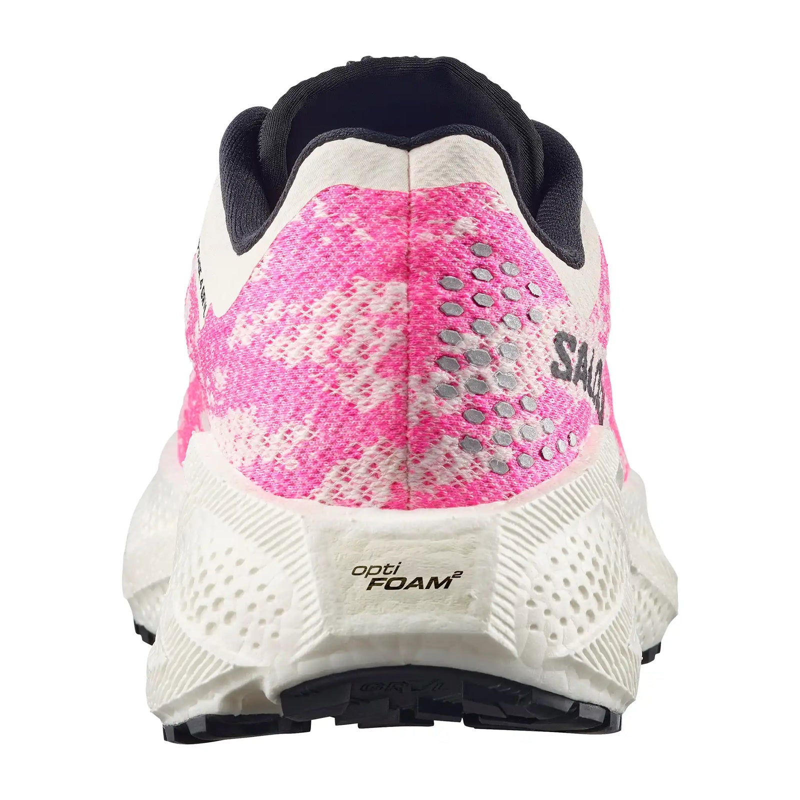 Salomon Aero Glide 4 GRVL chaussures de course femme - Vanilla Ice / Knockout Pink / Black