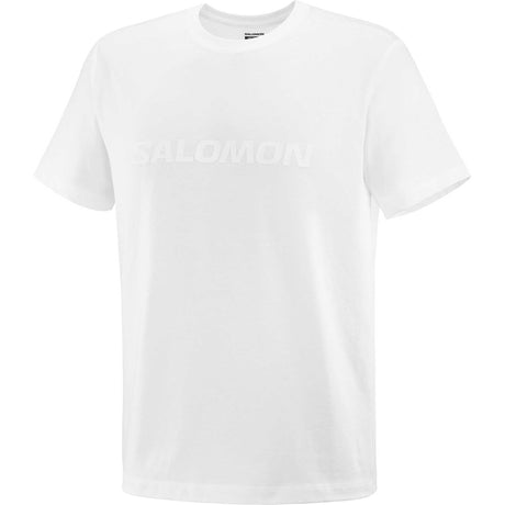 Salomon Big Logo T-shirt sport pour homme - Blanc
