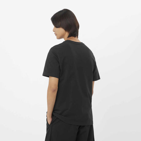 Salomon Big Logo T-shirt - Deep Black