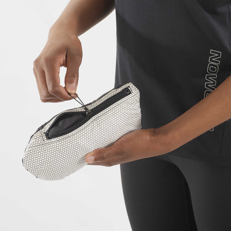 Salomon Bonatti WP manteau imperméable de course à pied pour femme sac de rangement - Deep Black