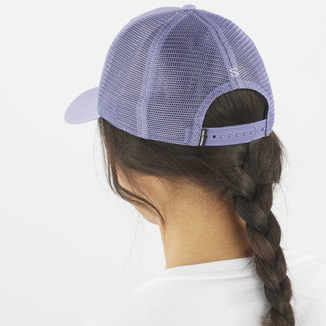 Salomon Cap Trucker casquette unisexe dos - Blue Granite