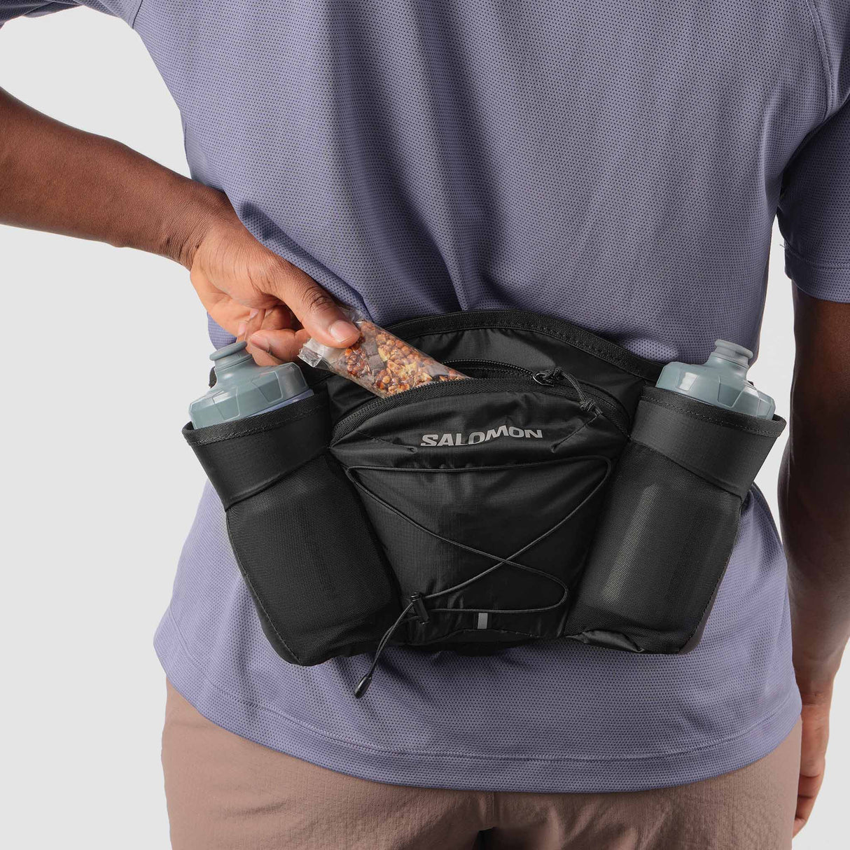 Salomon Cross Belt 2 Bottles - Black