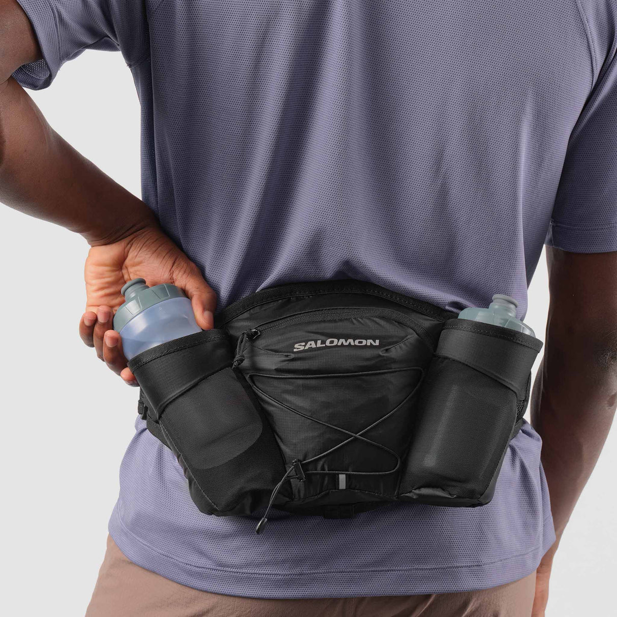 Salomon Cross Belt 2 Bottles - Black