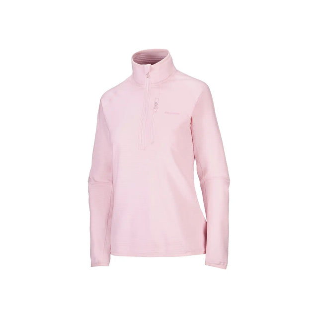 Salomon Essential Light Warm Half Zip Midlayer chandail pour femme - Icy Pink