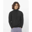 Salomon Essential Lightwarm Half Zip for Men - Deep Black