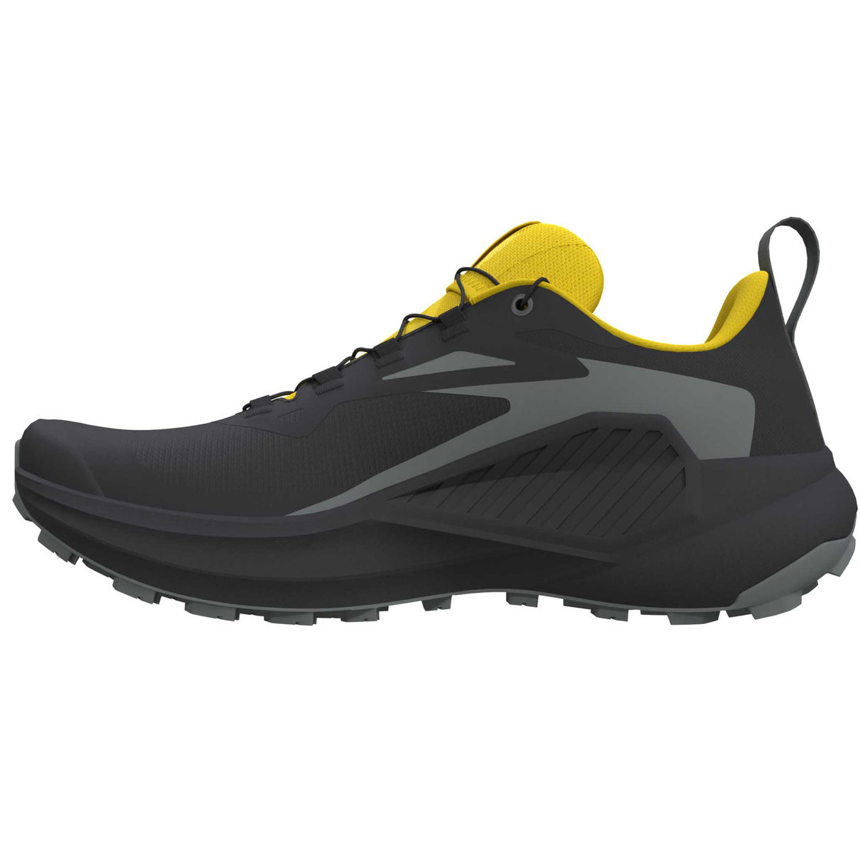 Salomon Genesis GTX chaussures de course en sentier homme lateral - Black / Sedona Sage / Incaberry