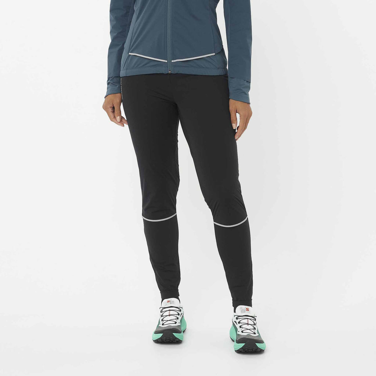 Salomon Light Shell Running Pants for Women - Deep Black