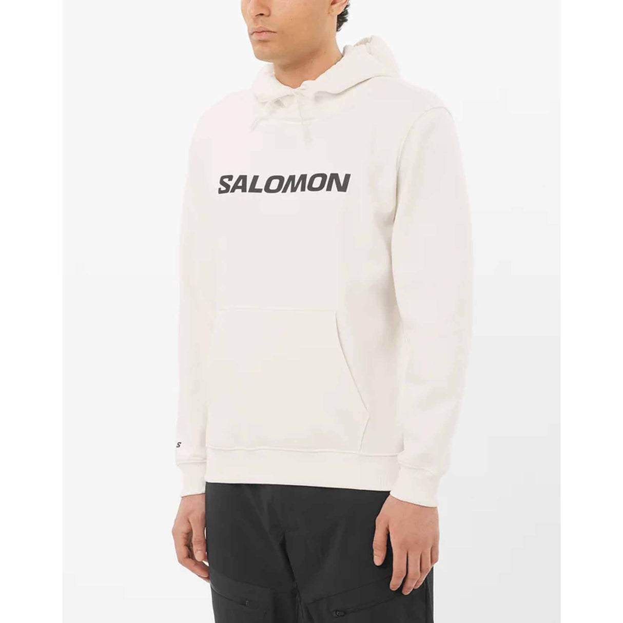 Salomon Logo Hoodie for Men - Whisper White