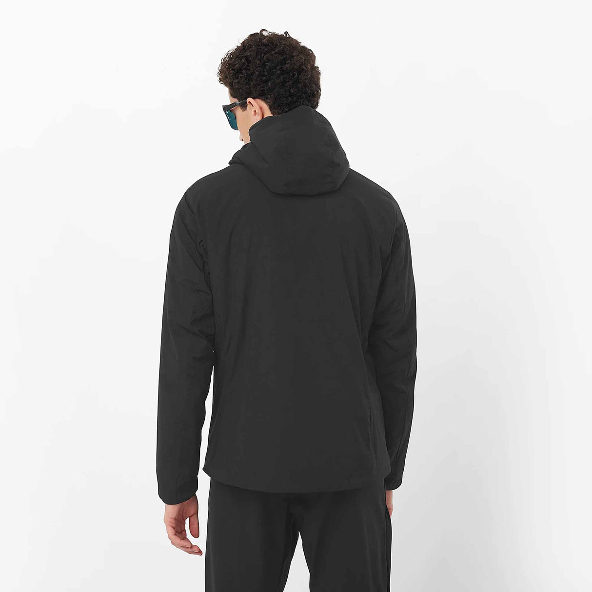 Salomon Mountain Flex Hooded Jacket Men - Deep Black