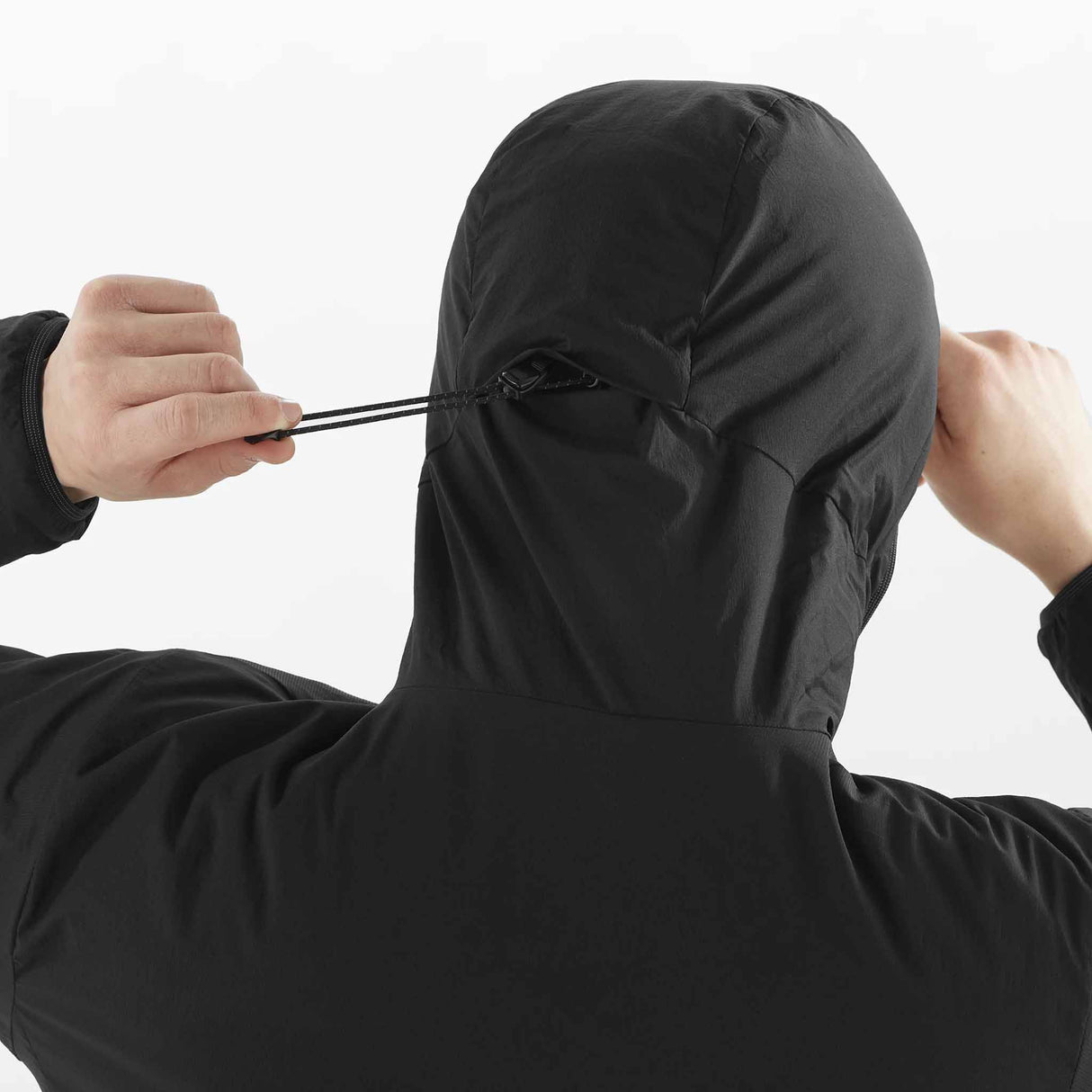 Salomon Mountain Flex Hooded Jacket Men - Deep Black