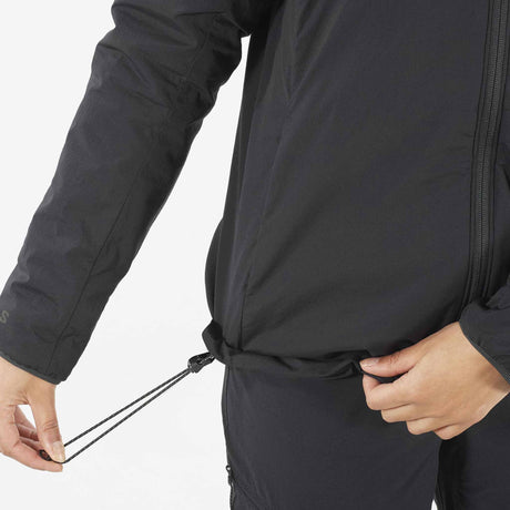 Salomon Mountain Flex Insulated Jacket Hoodie for Women - Deep Black