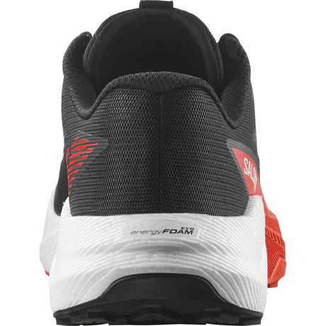 Salomon Pulsar Men's Trail Running Shoes - Black / White / Cherry Tomato