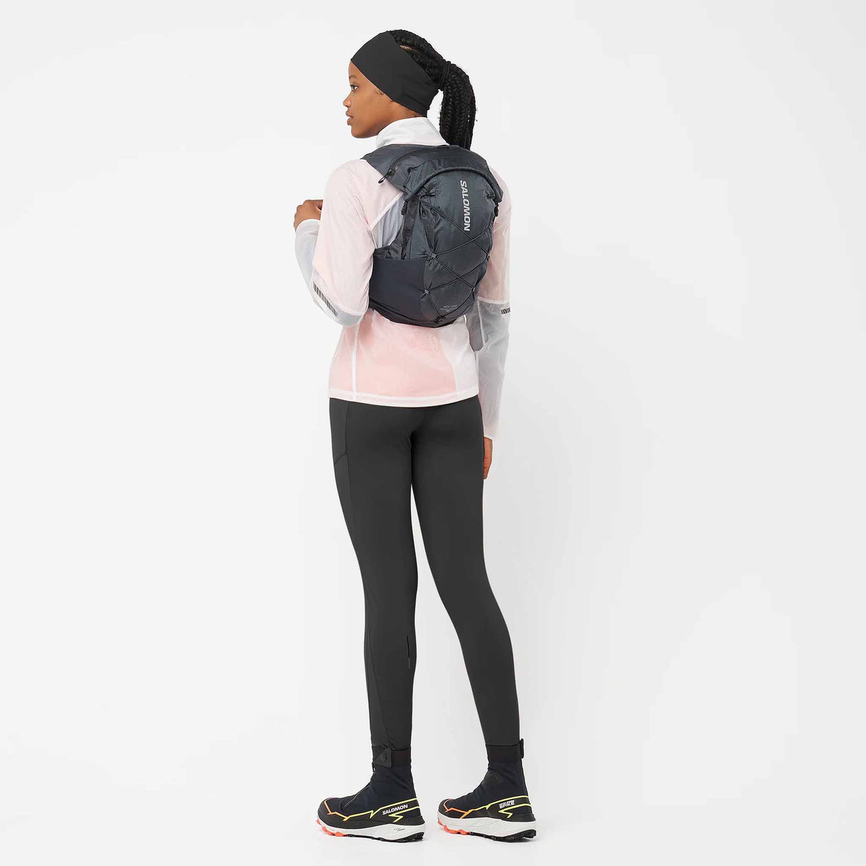 Salomon RS Pro Unisex Running Headband - Deep Black / Shiny Black