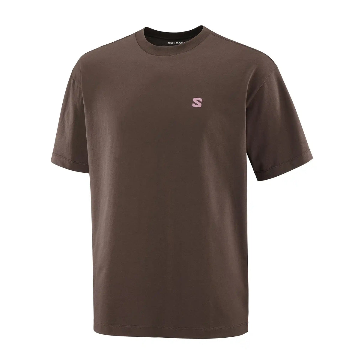 Salomon Round Logo Graphic T-shirt pour homme - Coffee Bean