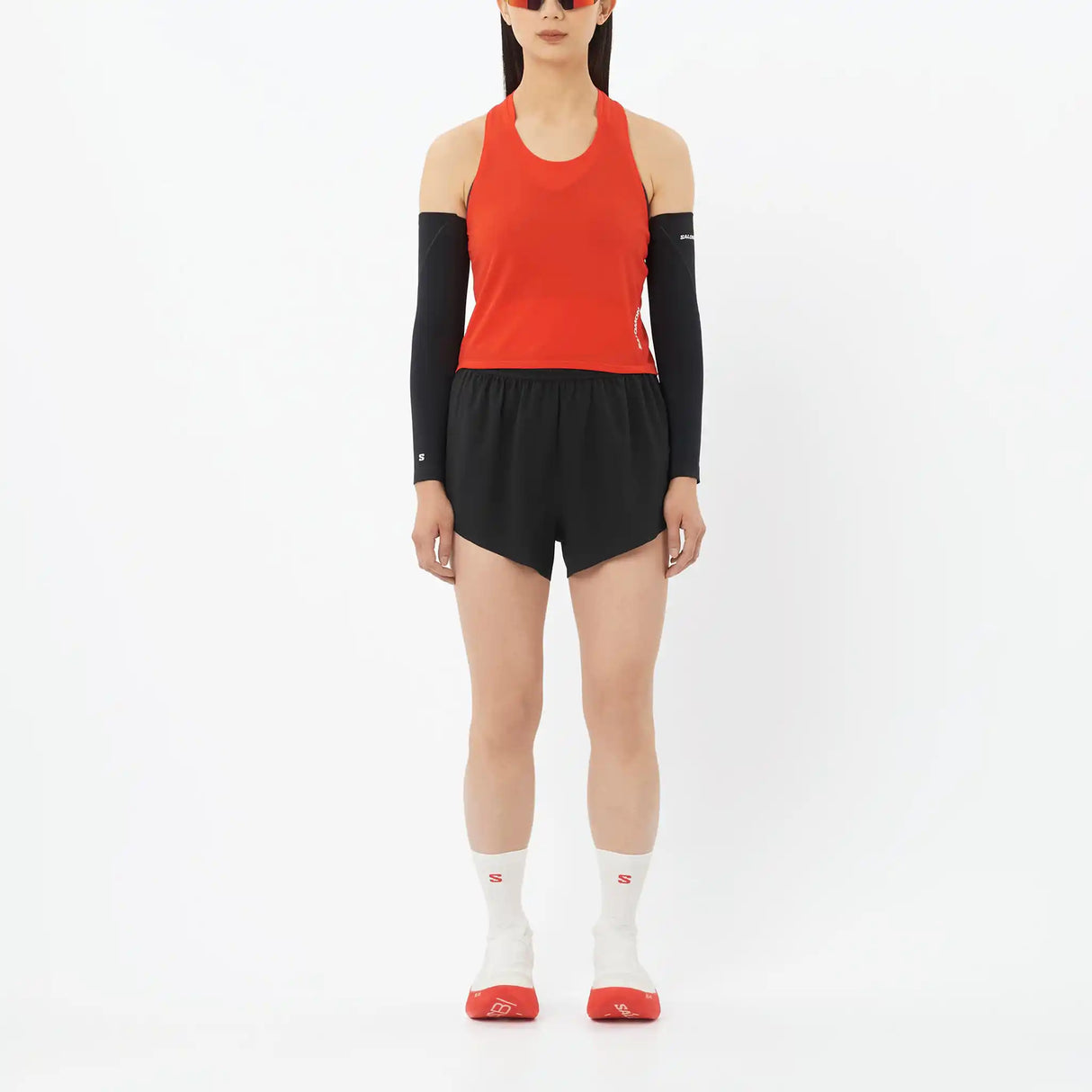 Salomon S/Lab Phantasm 3 chaussures de course à pied unisexes - White / White / Fiery Red