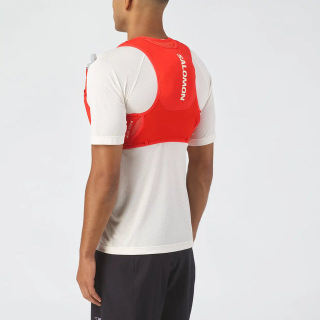 Salomon S/Lab Sense 6 veste d'hydratation de course à pied - Fiery Red / Black